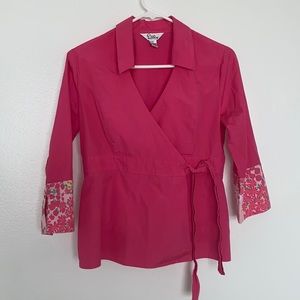 Lilly Pulitzer wrap top